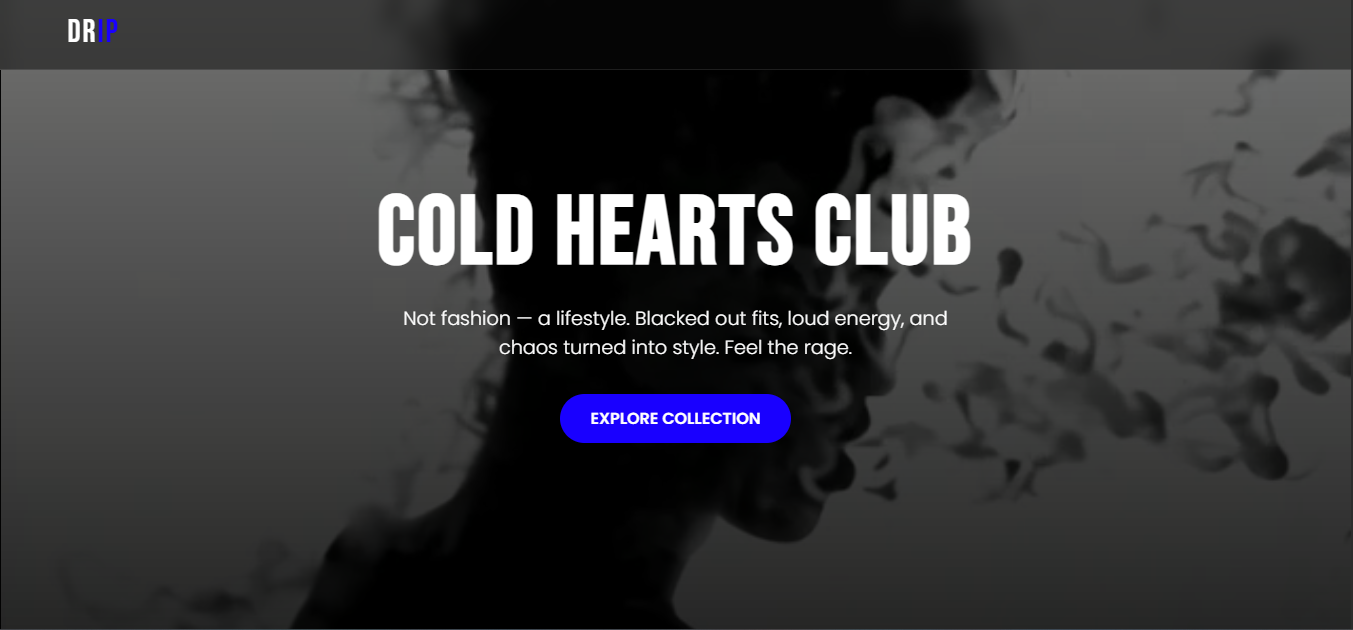 Drip Fashion Website