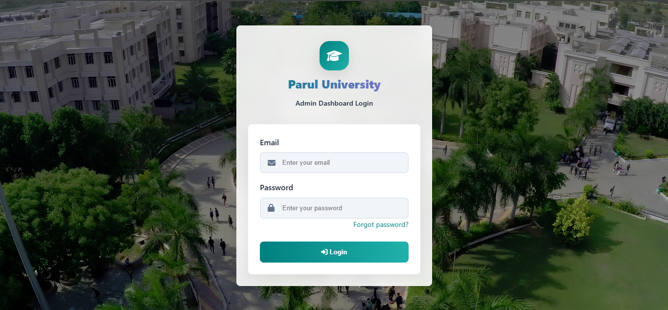 Parul University Dashboard